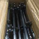 FOREHOGAR Decorative Metal Garden Fence 11in H x 12ft L, Small Border Fence Roman Column Deco, Garden Fencing for Flower Bed Lawn Landscape Outdoor, 10 Panels + 11 Stakes Black