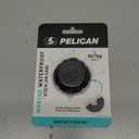 Pelican Marine 4-Pack AirTag Holder Waterproof IP68 - Air Tag Case w/ 3M Adhesive Sticker - Shockproof AirTag Cover - Hidden Air Tag Holder Stick On Mount for Travel Luggage Bike Car Remote - Black