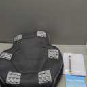 Bathland Bath Pillows for Tub - Luxury Bathtub Pillow Neck, Head, Back Support, Soft 4D Mesh Fabric and Non-Slip Suction Cups & Quick Dry, Comfort Fits All Tubs, Relaxation Spa Gift, Grey