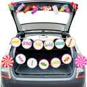 2 x Tegeme Religious Candy Trunk or Treat Car Decorations Kit Halloween Party Favors Christian Car Garage Door Decor with Candy Lollipop Banner