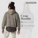 HUDSON Men's Crop Hoodie (XXL)