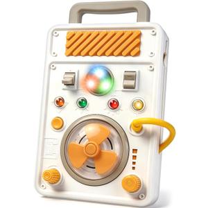 Montessori Toy Busy Board for 1 Year Old, Airplane Essential Travel Toys Roadtrip Activities for Toddler Boy Toy Educational LED Light Switch Learning Activity Sensory Board for Toddler 1-3 Girl Gift, 7.9 x 4.7 x 1.2 inches