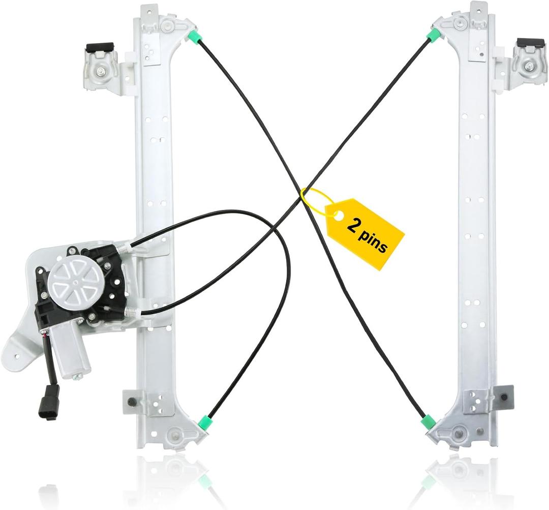 741-579 Rear Right Passenger Side Power Window Regulator w/Motor Fit for 2000-2006 Chevy Silverado 1500 2500 3500 Avalanche Suburban, GMC Sierra 1500 2500 3500 Yukon XL, Escalade ESV EXT