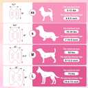 Dog Grooming Hammock - Breathable Pet Grooming Hammock for Small Dogs& Cats, Adjustable Dog Sling Harness with Nail Clippers& Nail File (Pink, X-Small)