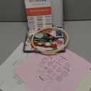 Bradove Beginner Embroidery Kit for Adults Kids, Learn to Embroider 37 Stitches and 13 Cute Patterns, Bead Embroidery Kit, Beginner Embroidery Practice