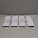 Lifewit 4 Pack Drawer Divider 4" High,11-17" Drawer Dividers for Clothes, Adjustable Clothing Drawer Organizers, Expandable White Dresser Drawer Separators for Bedroom, Bathroom, Vanity, Office