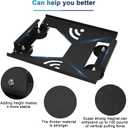 Starlink Mini Mount with Portable Magnetic, Universal Compatibility, Black Alloy Steel Floor Mount