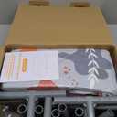 74 x 50 Inch Baby Playpen with Mat, Playpen for Babies and Toddlers, Baby Playard for Indoor & Outdoor Active Center Game Fence, with Skin-Friendly Fabric and Soft Breathable Mesh, Grey