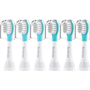 Kids Replacement Heads for Philips Sonicare Kids Toothbrush Heads, for Phillips Sonic Care Kid Small Brush HX6032/94, HX6340,Soft Compact Brush Head for 3-7 Child,6 Pcs Blue (6 Count (Pack of 1))