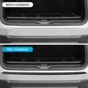 Rear Bumper Protector Compatible with Honda Pilot 2023 2024 2025 2026 Accessories Matte Black ABS Material Rear Bumper Guard Trunk Sill Protector