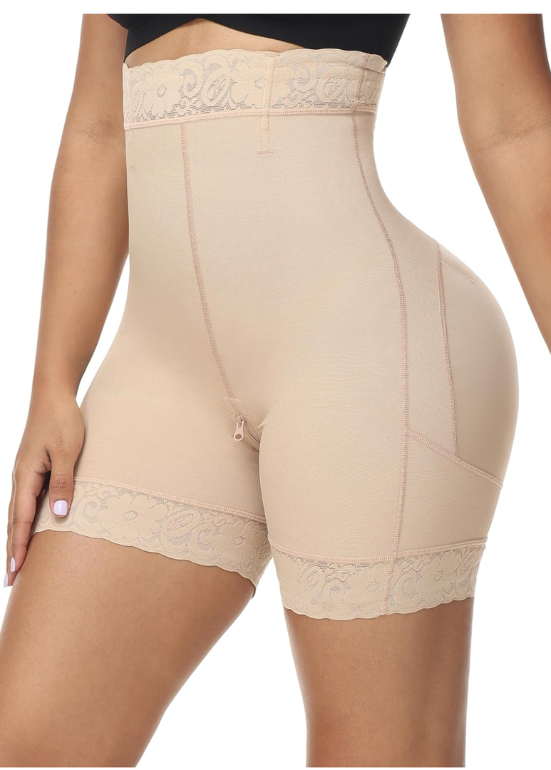 SHAPSHE Shapewear for Women Tummy Control Shorts Body Shaper High Waist Butt Lifter Panties Compression Underwear for Dresse M