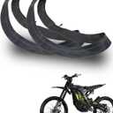 JFG RACING 2 Pcs Motorcycle 2.00/2.25-19 225/250-19 Inner Tube 19 Replacement Tubes Tire Tires Compatible To Sur-Ron Electric Dirtbike Pit Bike Dirt Bike (Black)