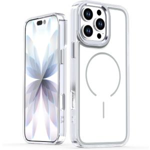 for iPhone 16 Pro Max Case, [Compatible with MagSafe], Anti-Yellowing Military-Grade Protection Shockproof Slim Women Men Phone Cover for iPhone 16 Pro Max. White QW