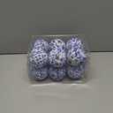 12 Pcs Chinoiserie Blue and White Balls Ornaments for Centerpiece Bowls Farmhouse Basket Tray Vases Decoration Gifts for Easter Basket Fillers Table Setting Spring Party, 2.75inch