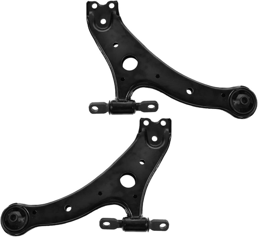 TRQ Front Lower Control Arm Set Compatible with 02-19 Lexus 01-18 Toyota