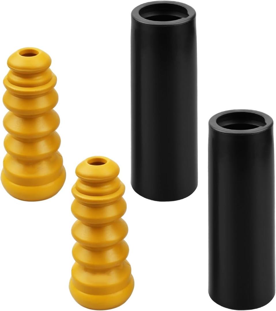 1J0512131B Rear Suspension Bump Stop Shock Absorber Strut Boot Kit Fit for VW Golf/Jetta/Polo/Audi A2/ SEAT Ibiza/Cordoba, Replacement Part Number 6Q0512131B, Rubber