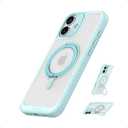 Anker Ultra Magnetic for iPhone Case with Sturdy 360 Ring Stand, Military-Grade Shockproof Kickstand Compatible with MagSafe (for iPhone 16 Plus, Green)