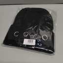 JENSVOIR Knit Beanie Hat for Women  Black Hollow Out Hat, Winter Warm Soft Stretchy Knitted Cap for Outdoor Daily Wear (Black)