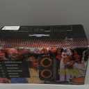 Foxdawn Portable Bluetooth Speaker: 240W Peak Powerful Loud Sound Deep Bass Wireless Boombox Large Subwoofer 15 Hours Battery Life Fast Charging with Led Light Show for Party Outdoor Camping Backyard (Black)