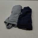 cyeollo 2 Pack 3XL Dog Sweaters for Large Dogs, Strechy Soft Fleece Sweatshirt for Dogs Boy Girl Turtleneck Warm Winter Big Dog Clothes with Sleeves, Navy & Light Blue XXXL