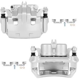 SCITOO 19B3123A 19B3122A Front Left & Right Disc Brake Calipers Assembly w/Bracket Fit For Nissan For Frontier/For Pathfinder/For Xterra,For Suzuki For Equator