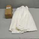 Biscaynebay Wrap Around Bed Skirts for Twin & Twin XL Beds 18" Long Drop, Ivory Adjustable Elastic Dust Ruffles Easy Fit Wrinkle Resistant Silky Luxurious Fabric Machine Washable