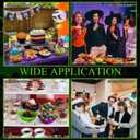 100 Pcs 100 Pcs Christmas Square Plastic Serving Bowl with Food Pick Disposable Snack Salad Buffet Bowl Party Candy Chip Fruit Dishes Bar Containers for Christmas New Year (8 oz,Colorful)