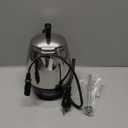 Farberware Electric Coffee Percolator, FCP240, Stainless Steel Basket, Automatic Keep Warm, No-Drip Spout, 4 Cup, Black/Silver