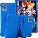 Kwamaz for 10.1 inch Android Tablet Case, Soft Silicone Cover Case 10.1'' for ROWT A10,Oscal/Aigopad/Jusysa/HAPPYBE/Moderness MB1001/Okaysea/Yqsavior/DOOGEE, Blue