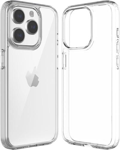 LUXXO DESIGN Clear Shockproof Phone Case for iPhone 14 Pro Max Glass Shatterproof Protection and Camera Lens Protection Gift (for iPhone 14 Pro Max)
