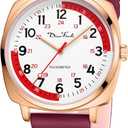 Diaofendi Waterproof Nurse Watch for Medical Professionals,Women Men, 24 Hour with Second Hand, Military Time Easy to Read Dial