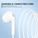Wired Headphones for iPhone Earbuds with Lightning Connector,2 Packs Built-in Mic & Volume Control HiFi Stereo Nosie Reduction Earphones Compatible with iPhone 14/13/12/11/XR/XS/X/8/7 Support All iOS