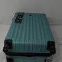Travelers Club Midtown Hardside Luggage Travel, Emerald, 4-Piece Set, 26"/20"/15"/10"