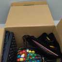 Yuanhe Deluxe Bingo Game Set - Metal Round Cage, 75 Colored Balls, 50 Bingo Cards, 300 Mixed Chips and Master Board for Large Groups, Parties