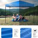 1010 Canopy Replacement Top, Pop Up Canopy Replacement Tent Cover for Straight Leg Frame, Waterproof Canopy Top Cover for Garden Patio Camping (Top Only)(Blue)