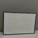 20x30 Metal Poster Frame - 20 x 30 Aluminum Picture Frame with Mat for 18x24 Photo, Tempered Glass Cover, Black Wall Hanging Photo Frame for Home Dcor