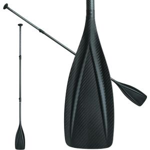 Niphean Carbon SUP Paddle, Adjustable Lightweight Paddle Board Paddles with Rigid Carbon Composite Shaft and Nylon Fiberglass Blade, Floating 3&4-Piece Set for SUP& Kayak
