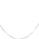 NAG.HC 925 Sterling Silver Chain 0.8MM Delicate Box Chain - Italian Necklace Chain - Tiny&Thin&Strong -Friendly Price & Quality 14"-30"