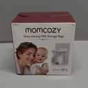 Momcozy Easy Pour Breastmilk Storage Bag, 8Oz, Temp-Sensing Color Change, 120 Count Milk Bag with Self Standing for Breastfeeding, No Leak Presterilized for Freezer, Recyclable & BPA Free