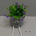 3 Packs Cute Fake Plants, Kawaii Artificial Potted Plants for Table Desk Home Bedroom Bathroom Office Shelf Office Wall Room Farmhouse Decor Artificial Plants B