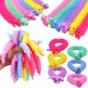 20 PCS Stretchy Fidget Toy,Colorful Stretchy Strings Fidget Toy for Children's Day Gift, Kids, Adults, Boys, Girls, Stress Relief, Calming and Relaxing Present 