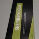 Shepherd Hooks for Outdoor, 1 Pack 62 Inch Bird Feeder Pole with 5 Prongs Base for Hanging Lantern, Hummingbird Feeder, Lightweight Plant, Shepherds Hook for Bird Feeders for Outside