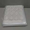 Extra Wide Shower Curtain Liner 108 x 72, Waterproof Heavy Duty Clear Vinyl Shower Liner for Bathroom and Bathtub, 18 Plastic Hooks