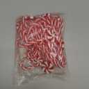 IMIKEYA Christmas Tree Decorations: 60pcs Candy Cane Ornaments, Plastic Hanging Peppermint Decorations for Christmas Party Supplies