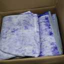 RELEANY Washable 9'x12' Abstract Area Rug for Living Room Purple