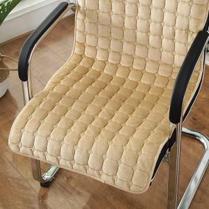 One-Piece Chair Cushion with Ties, Replacement Mat, High Back Patio Chair Cushion, Washable Gaming Chair Backrest Cushion for Home Office Chair, Comfort Plush Seat Cushion, 27x27