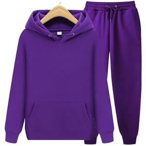 CHAIRAY Women's Hoodie Tracksuit Sweatsuits for Mens Set 2 Piece Hooded Sweatshirts and Sweatpant Sets Jogger Sweatsuit Size: XX-Large