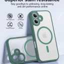 Faiono Magnetic for iPhone 17 Case [Full Camera Protection][Military-Grade Protection][Compatible with MagSafe] Shockproof Protective Slim Phone Case for iPhone 17, Night Green