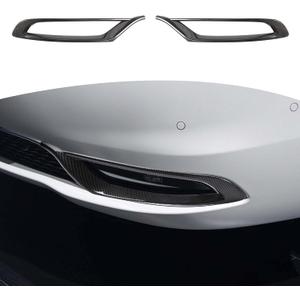 RT-TCZ Front Fog Lights Covers for Chrysler 300/300C 2015+ Carbon Fiber