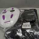 Women Men Black Hoodies Robe Costume with Mask & Gloves for Cosplay Halloween Carnival Theme Party